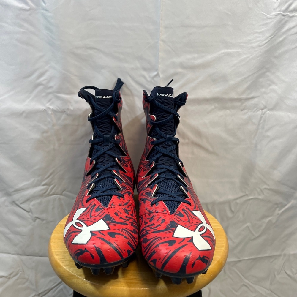 Under Armour Highlight Lux MC Red Camo Men’s Sz 16 Football Cleats